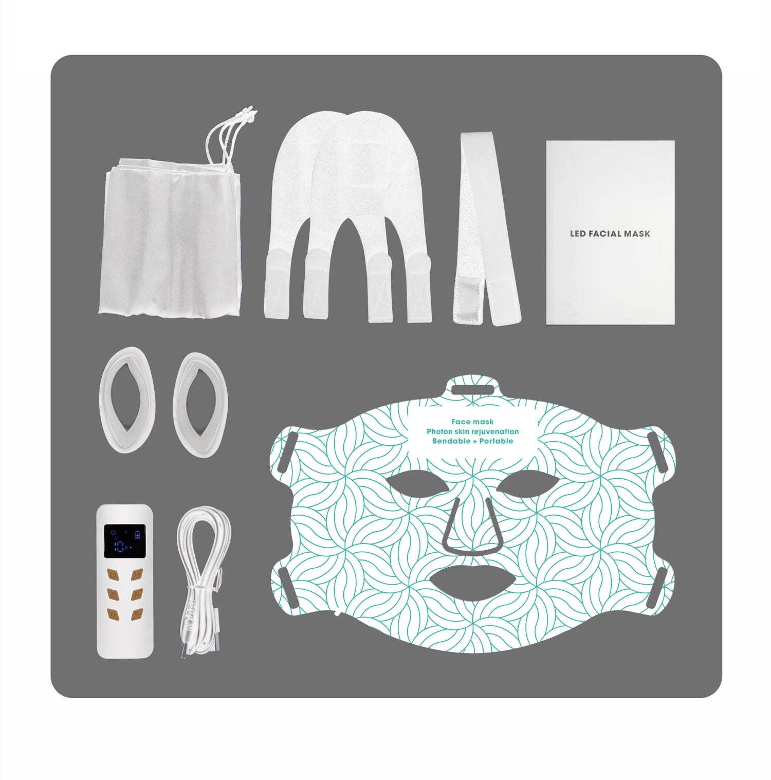 Anti Aging Red Light Therapy Face Mask(Upgraded Version)